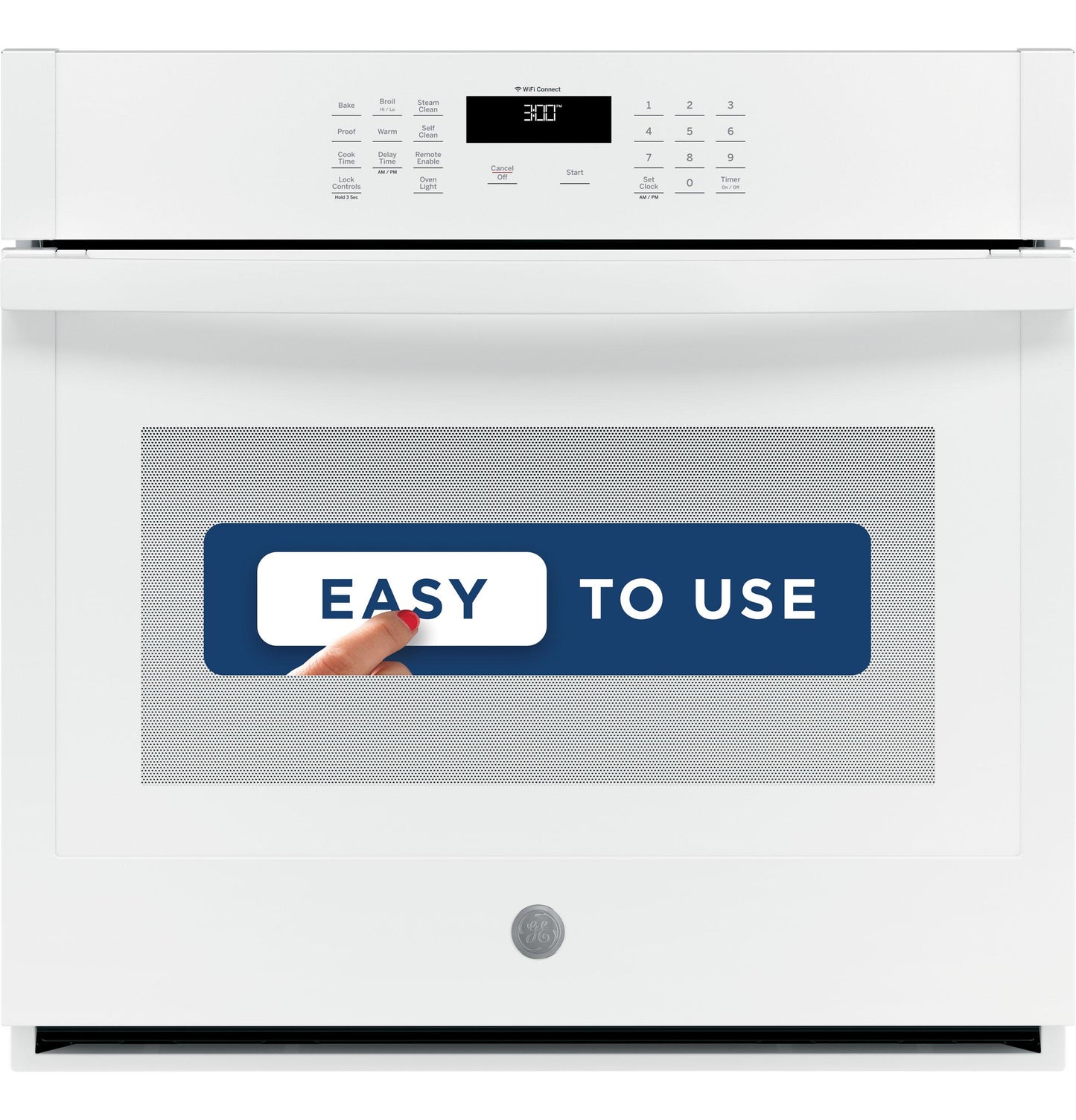 JTS3000DNWW GE® 30" Smart Built-In Self-Clean Single Wall Oven with Never-Scrub Racks