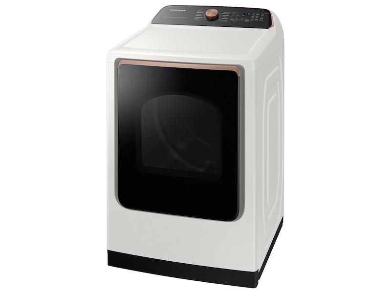 Samsung 7.4 cu. ft. Smart Electric Dryer with Steam Sanitize  in Ivory