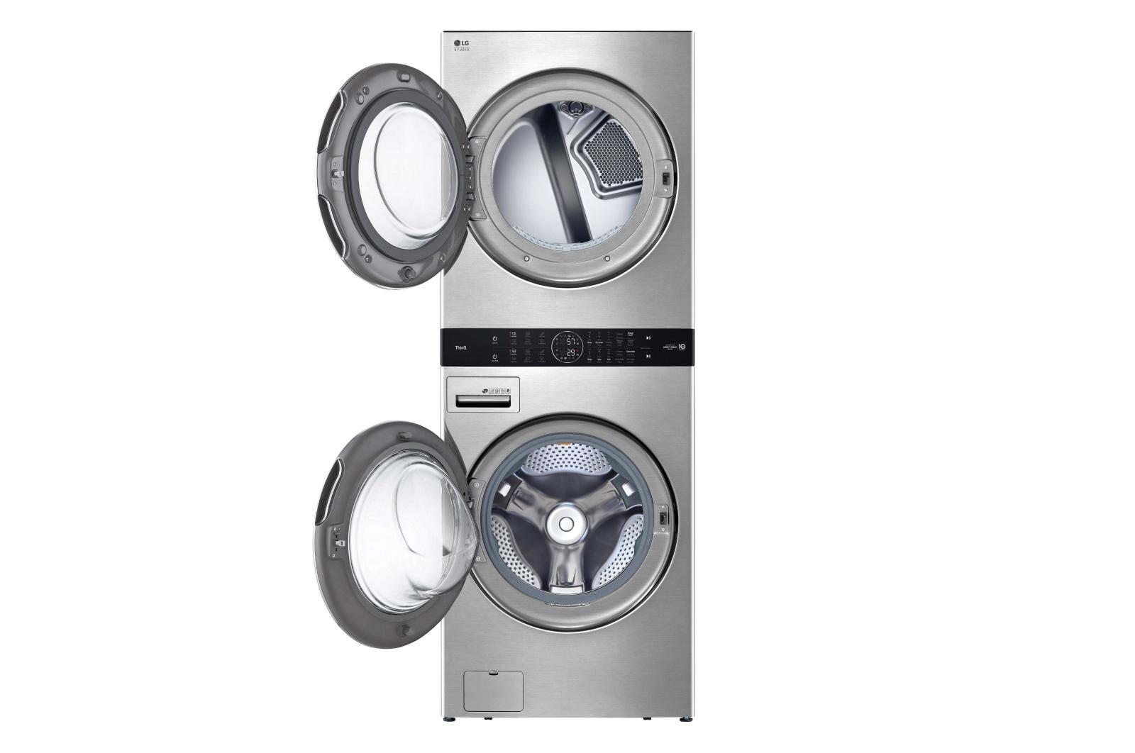 LG STUDIO Single Unit Front Load WashTower™ with Center Control™ 5.0 cu. ft. Washer and 7.4 cu. ft. Gas Dryer