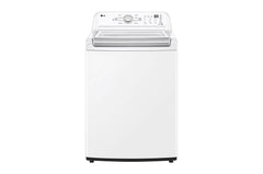 Lg WT7155CW 4.8 cu. ft. Mega Capacity Top Load Washer with 4-Way™ Agitator & TurboDrum™ Technology