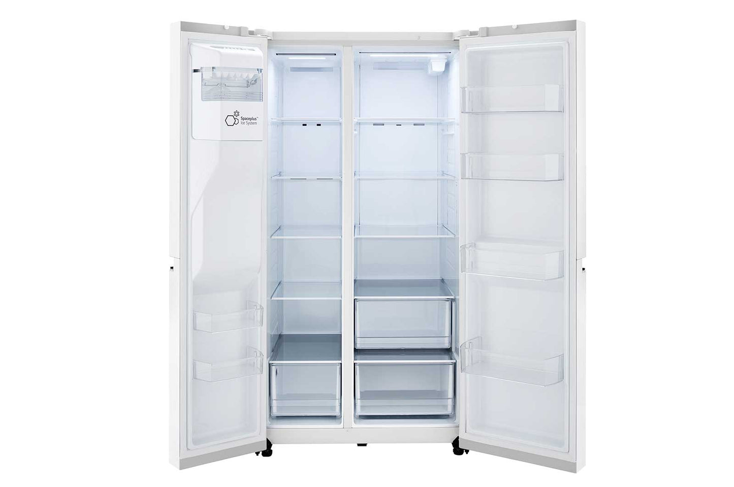 Lg 27 cu. ft. Side-by-Side Refrigerator with Smooth Touch Ice Dispenser