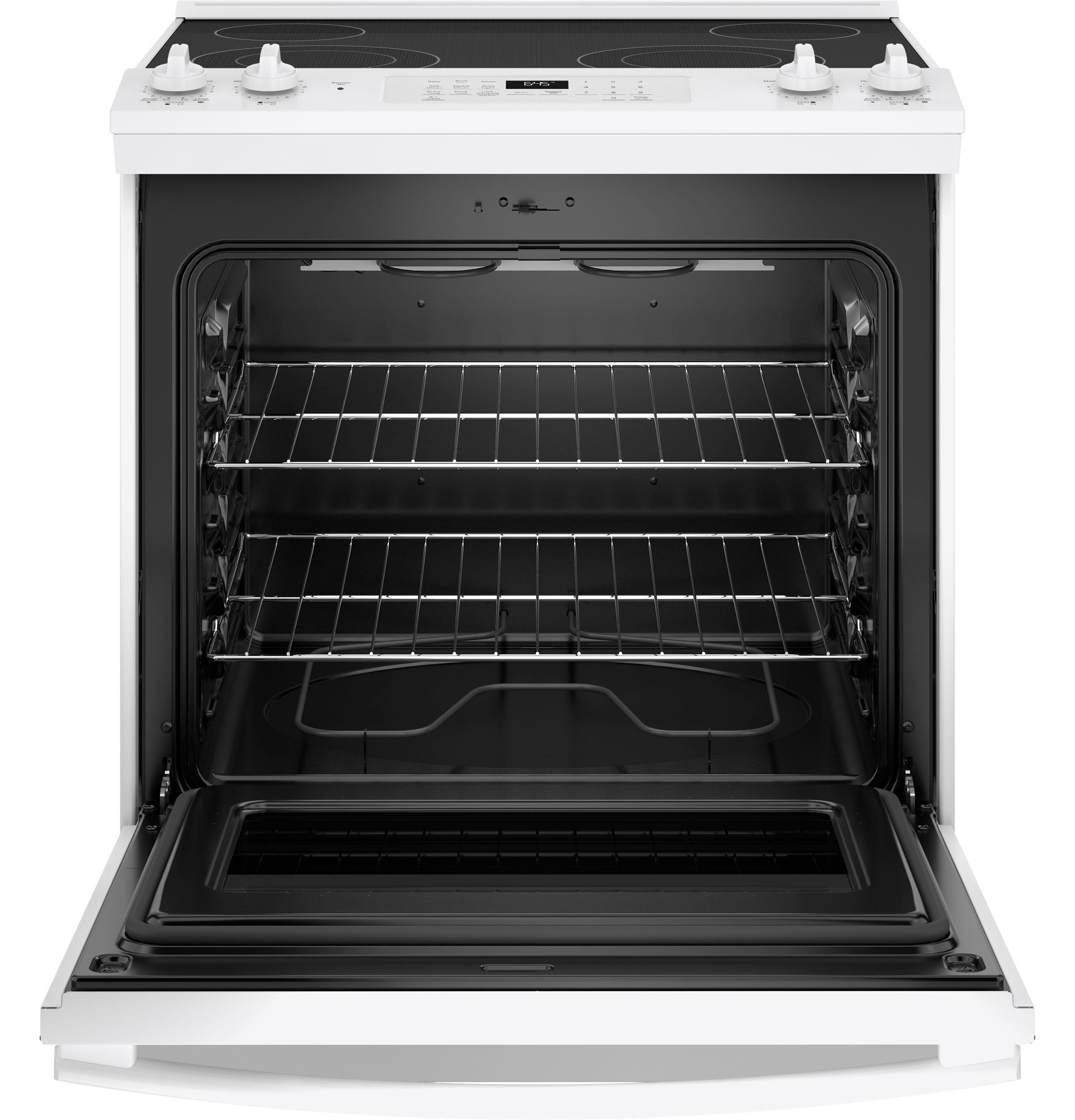 GE® 30" Slide-In Electric Range