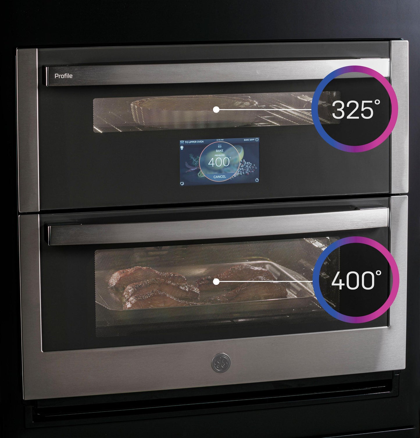 PTS9200SNSS GE Profile™ 30" Smart Built-In Twin Flex Convection Wall Oven