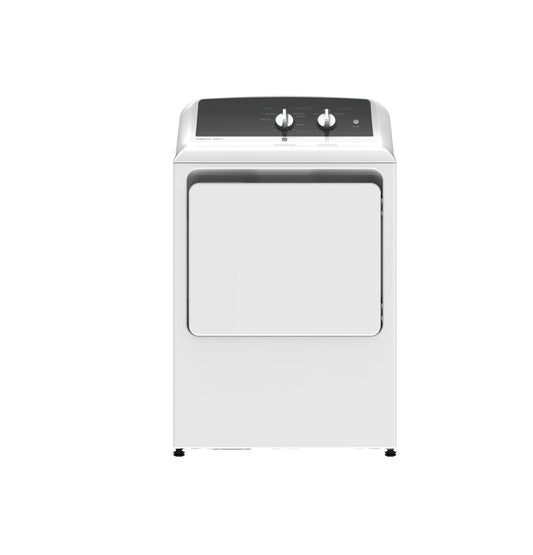 GTX52GASPWB GE 6.2 cu. ft. Capacity Gas Dryer with Up To 120 ft. Venting and 5-yr Limited Warranty