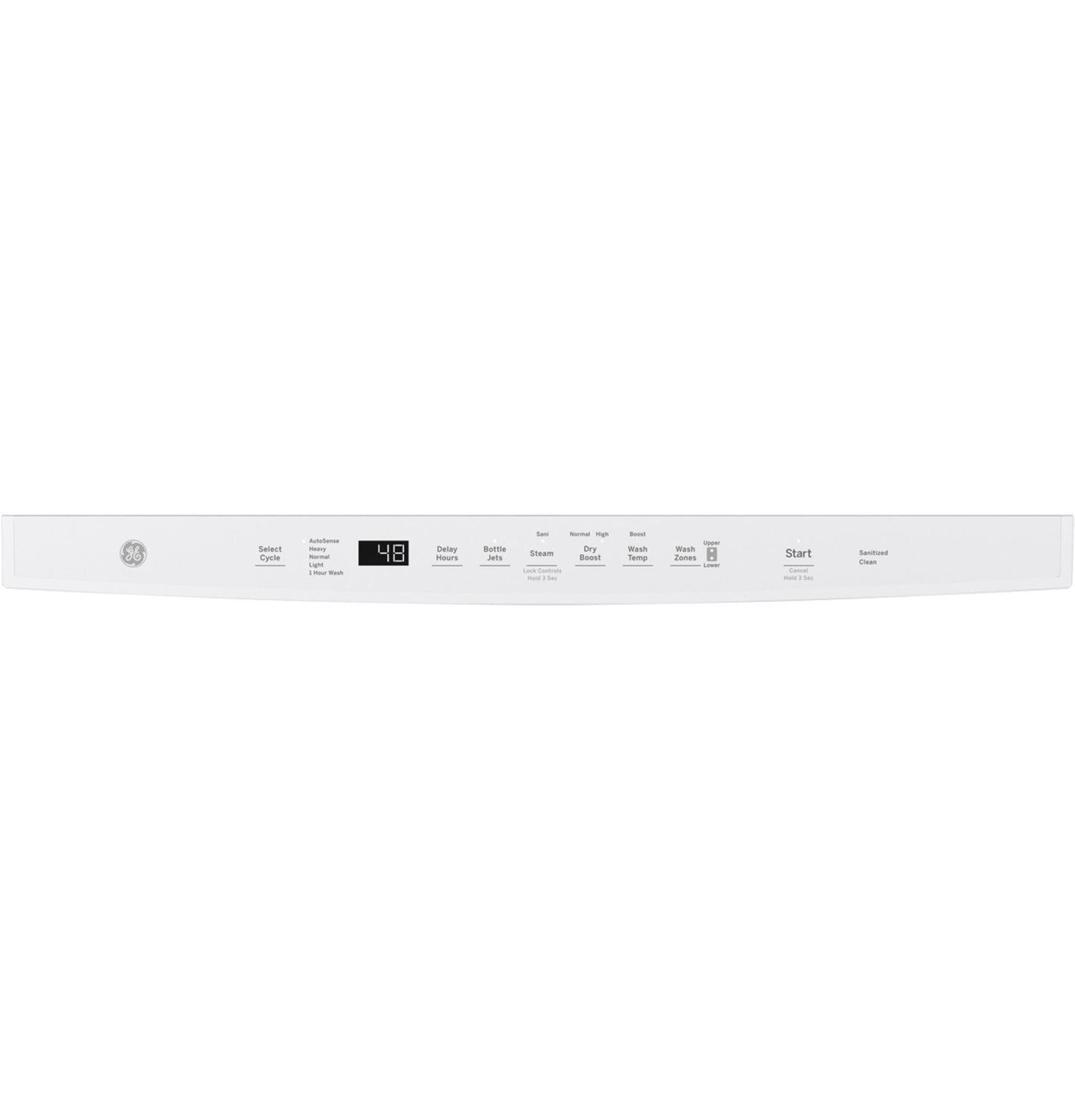 GE® Top Control with Stainless Steel Interior Dishwasher with Sanitize Cycle & Dry Boost with Fan Assist
