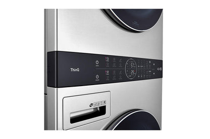 LG STUDIO Single Unit Front Load WashTower™ with Center Control™ 5.0 cu. ft. Washer and 7.4 cu. ft. Electric Dryer
