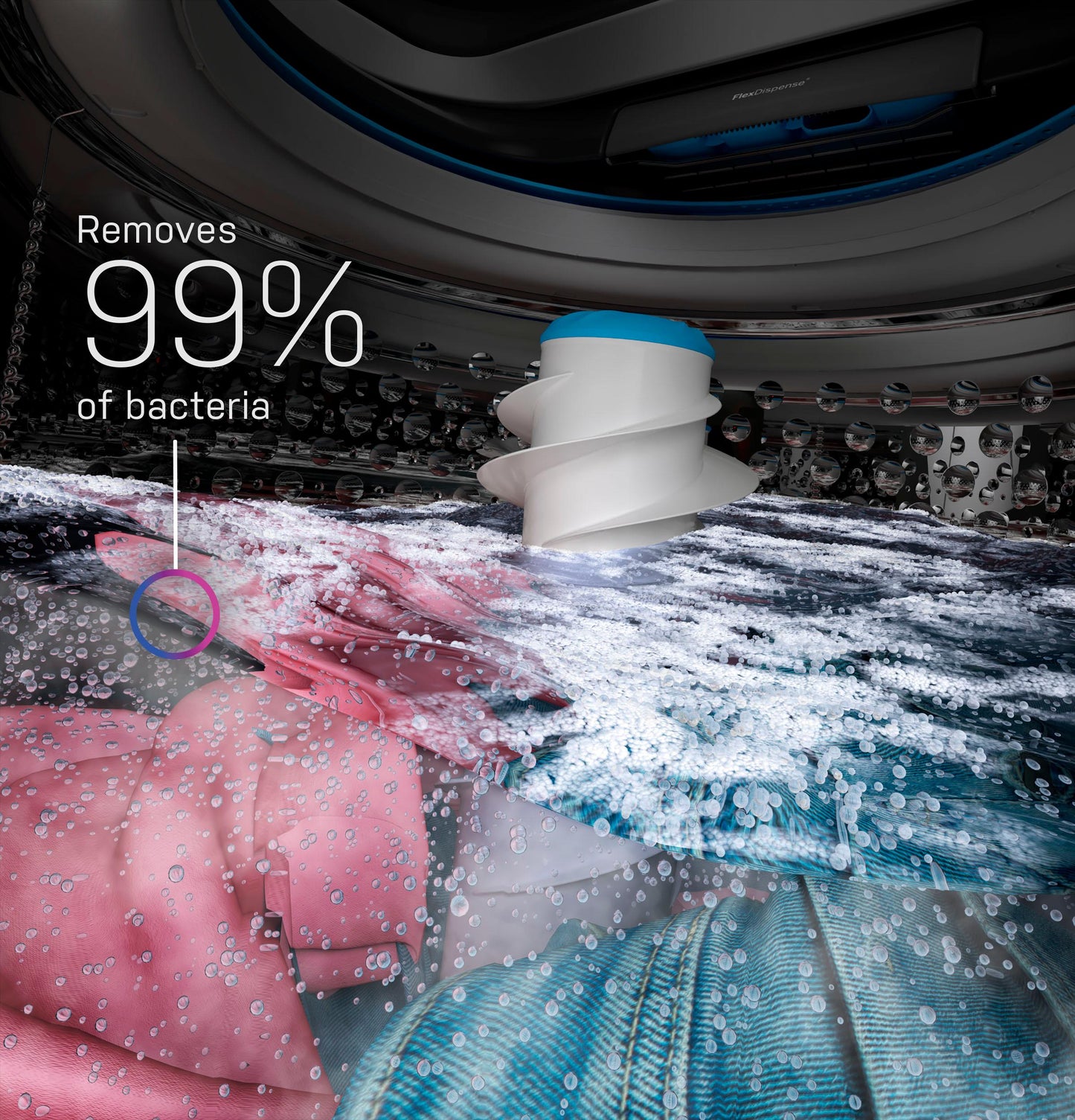 PTW600BPRDG GE Profile™ ENERGY STAR® 5.0 cu. ft. Capacity Washer with Smarter Wash Technology and FlexDispense™