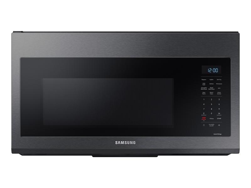Samsung MC17T8000CG 1.7 cu ft. Smart Over-the-Range Microwave with Convection & Slim Fry™ in Black Stainless Steel