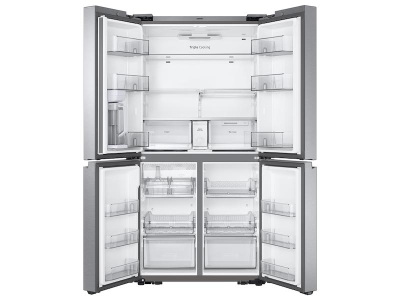 Samsung 23 cu. ft. Smart Counter Depth 4-Door Flex™ refrigerator with AutoFill Water Pitcher and Dual Ice Maker in Stainless Steel