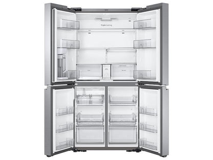 Samsung 23 cu. ft. Smart Counter Depth 4-Door Flex™ refrigerator with AutoFill Water Pitcher and Dual Ice Maker in Stainless Steel