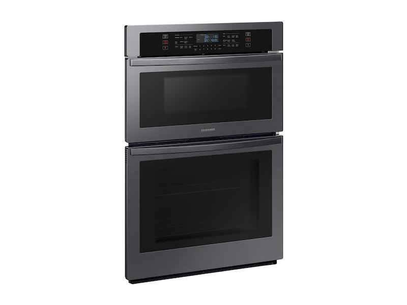 Samsung NQ70T5511DG 30" Microwave Combination Wall Oven with Wi-Fi in Black Stainless Steel