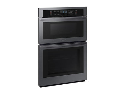 Samsung NQ70T5511DG 30" Microwave Combination Wall Oven with Wi-Fi in Black Stainless Steel
