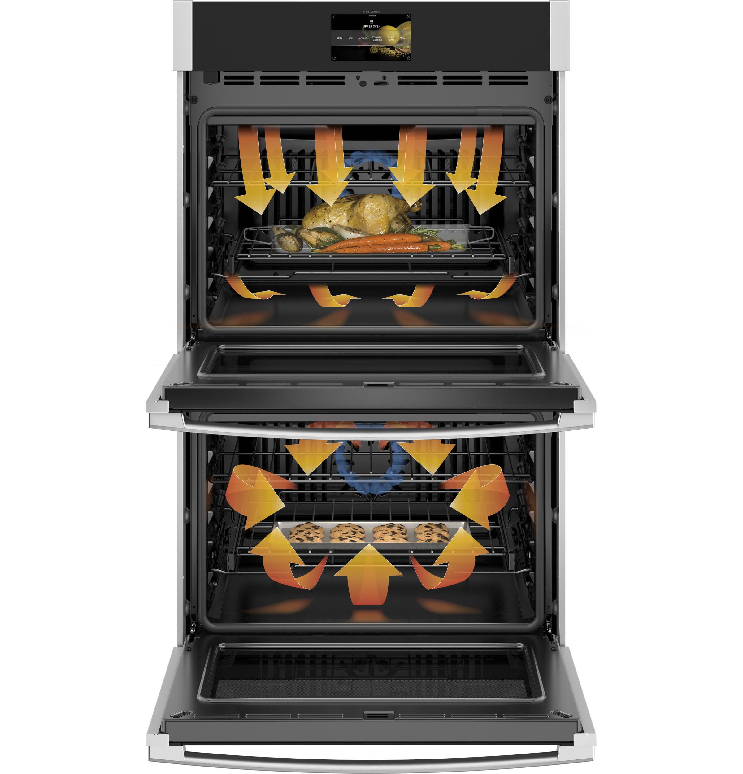 PTD7000SNSS GE Profile™ 30" Smart Built-In Convection Double Wall Oven with No Preheat Air Fry and Precision Cooking