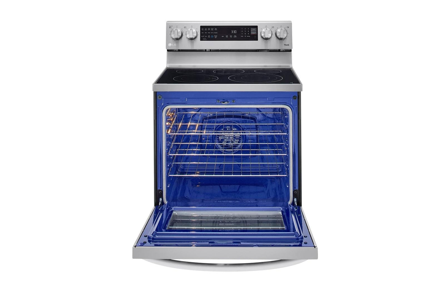 Lg LREL6325F 6.3 cu. ft. Smart Wi-Fi Enabled True Convection InstaView® Electric Range with Air Fry