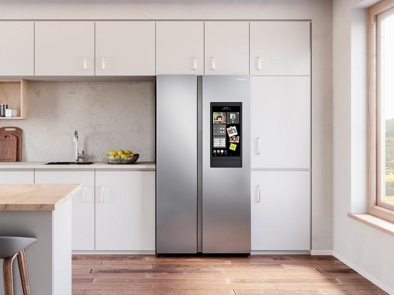 27.3 cu. ft. Smart Side-by-Side Refrigerator with Family Hub™ in Stainless Steel