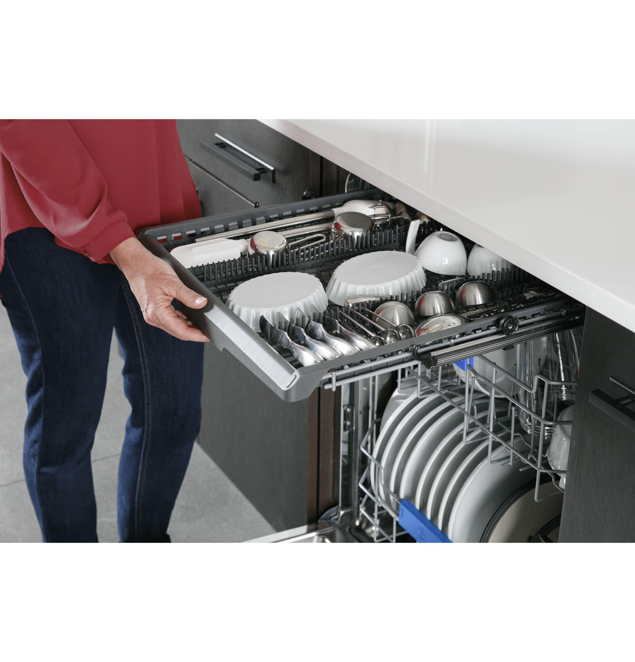 GE Profile™ ENERGY STAR® UltraFresh System Dishwasher with Stainless Steel Interior