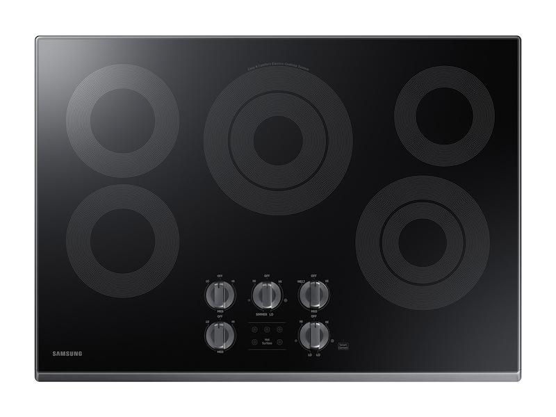 Samsung 30" Smart Electric Cooktop in Black Stainless Steel