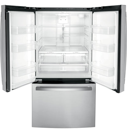 GNE27JYMFS GE ENERGY STAR 27.0 Cu. Ft. Fingerprint Resistant French-Door Refrigerator