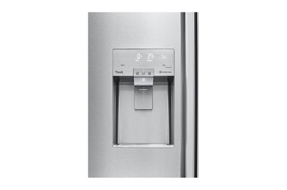 SRSXB2622S LG STUDIO 26 cu. ft. Smart Side-by-Side Built-In Refrigerator with Ice & Water Dispenser