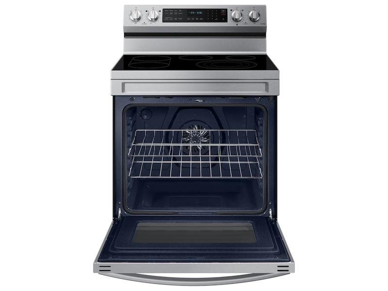 Samsung NE63A6711SS 6.3 cu. ft. Smart Freestanding Electric Range with No-Preheat Air Fry, Convection+ & Griddle in Stainless Steel