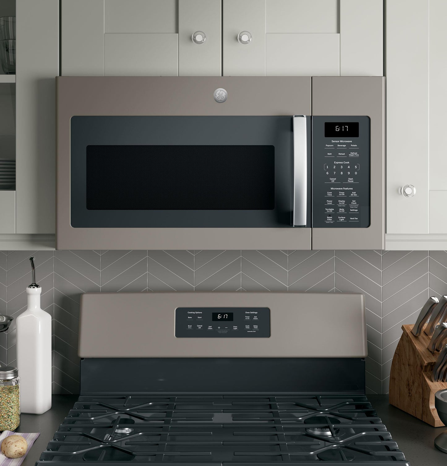 JVM6175EKES GE® 1.7 Cu. Ft. Over-the-Range Sensor Microwave Oven