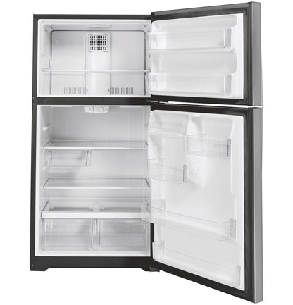 GTE22JSNRSS GE® ENERGY STAR® 21.9 Cu. Ft. Top-Freezer Refrigerator