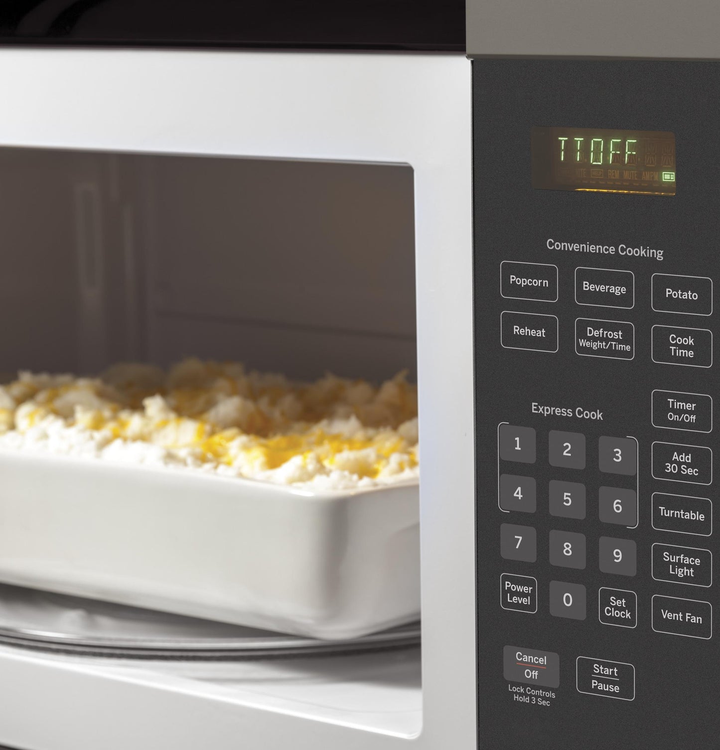 JVM3160EFES GE® 1.6 Cu. Ft. Over-the-Range Microwave Oven