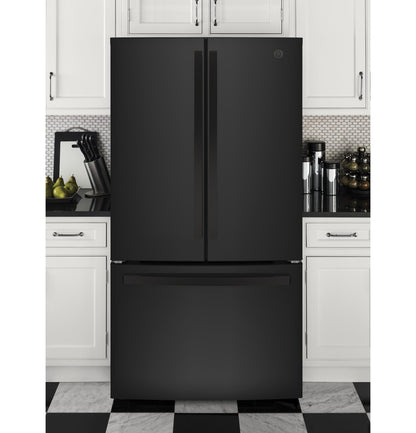 GNE27JGMBB GE® ENERGY STAR® 27.0 Cu. Ft. French-Door Refrigerator