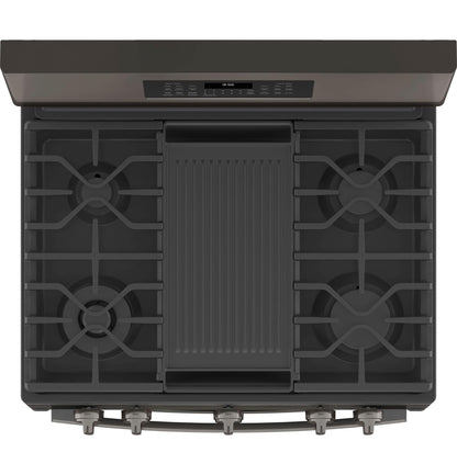 PGB965BPTS GE Profile™ 30" Free-Standing Gas Double Oven Convection Range with No Preheat Air Fry
