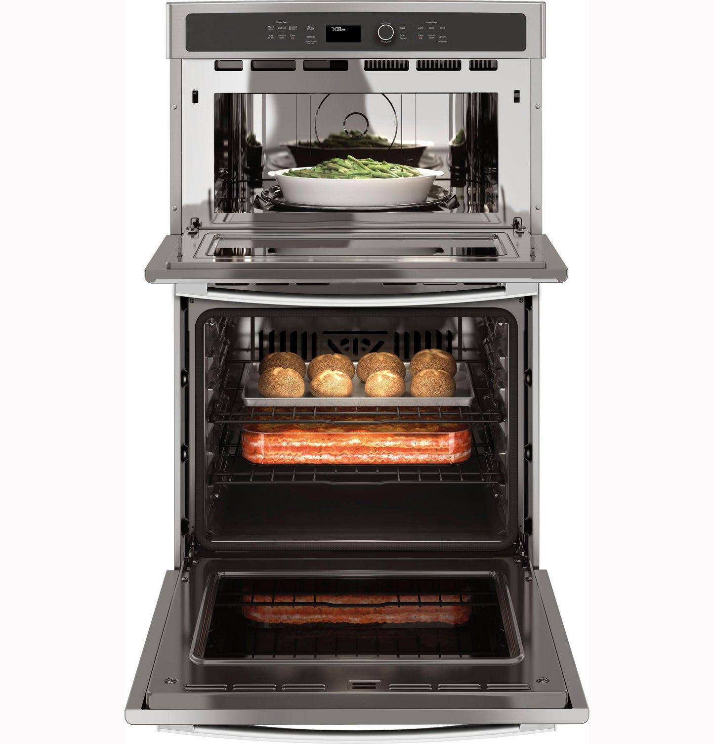 PK7800SKSS GE Profile™ 27" Built-In Combination Convection Microwave/Convection Wall Oven