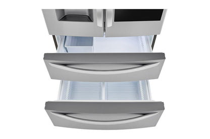 Lg LRMVS2806S 28 cu. ft. Smart InstaView® Door-in-Door® Double Freezer Refrigerator with Craft Ice™