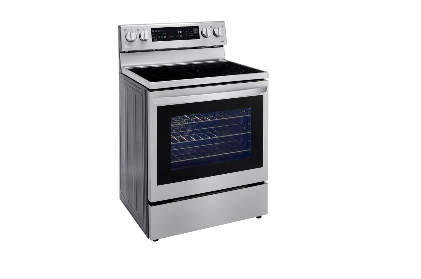 Lg LREL6325F 6.3 cu. ft. Smart Wi-Fi Enabled True Convection InstaView® Electric Range with Air Fry