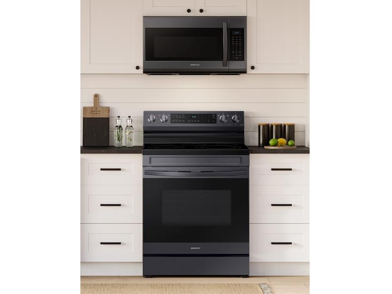 Samsung NE63A6511SG 6.3 cu.ft.Smart Freestanding Electric Range with No-Preheat Air Fry & Convection in Black Stainless Steel