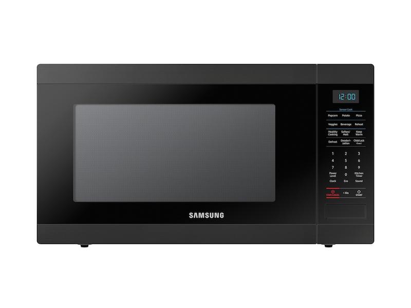 Samsung 1.9 cu. ft. Countertop Microwave for Built-In Application in Fingerprint Resistant Black Stainless Steel