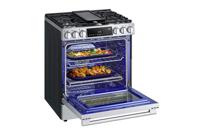 LSGS6338F LG STUDIO 6.3 cu. ft. InstaView® Gas Slide-in Range with ProBake Convection® and Air Fry