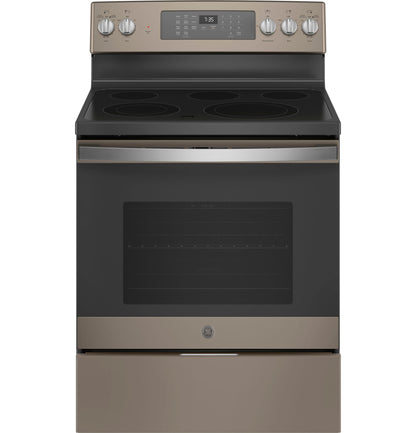 GE® 30" Free-Standing Electric Convection Range with No Preheat Air Fry