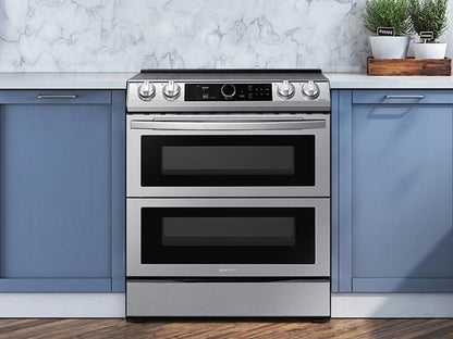 6.3 cu ft. Smart Slide-in Electric Range with Smart Dial, Air Fry, & Flex Duo™ in Stainless Steel