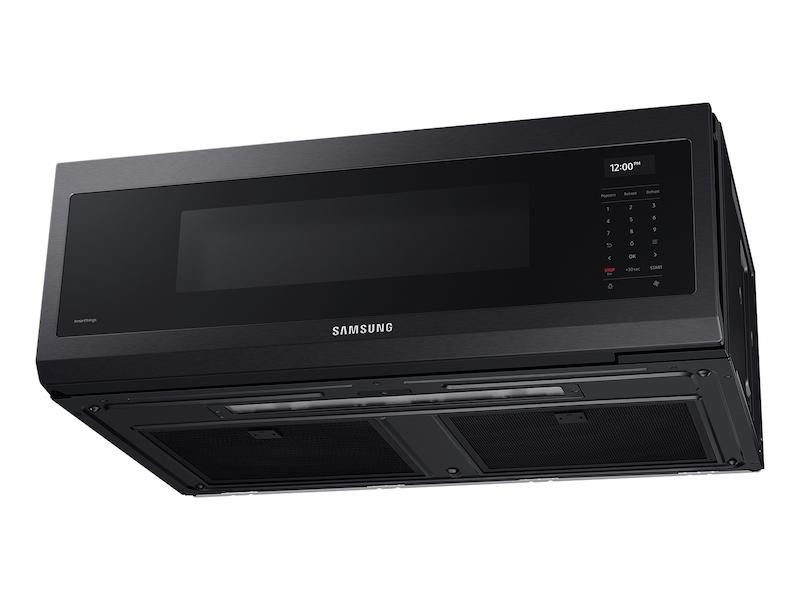 Samsung 1.1 cu. ft. Smart SLIM Over-the-Range Microwave with 550 CFM Hood Ventilation, Wi-Fi