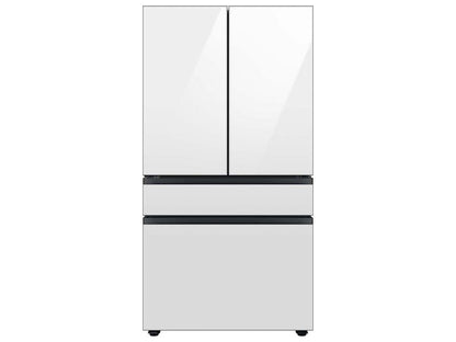 Samsung RF23BB860012AA Bespoke 4-Door French Door Refrigerator (23 cu. ft.) with Beverage Center™ in White Glass