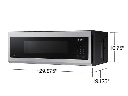 Samsung ME11A7710DS 1.1 cu. ft. Smart SLIM Over-the-Range Microwave with 550 CFM Hood Ventilation, Wi-Fi & Voice Control in Stainless Steel