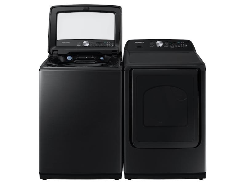 Samsung 7.4 cu. ft. Capacity Electric Dryer with Sensor Dry in Brushed Black