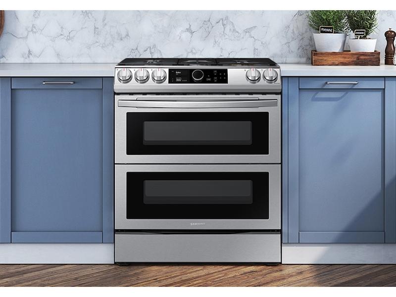 6.0 cu ft. Smart Slide-in Gas Range with Flex Duo™, Smart Dial & Air Fry in Stainless Steel
