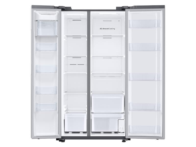 Samsung RS28A500ASR 28-cu-ft-Smart-Side-by-Side-Refrigerator-in-Stainless-Steel