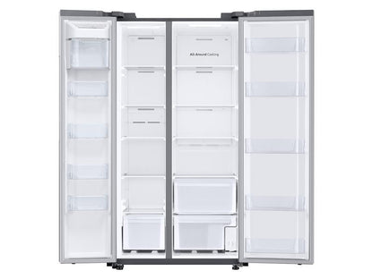 Samsung RS28A500ASR 28-cu-ft-Smart-Side-by-Side-Refrigerator-in-Stainless-Steel