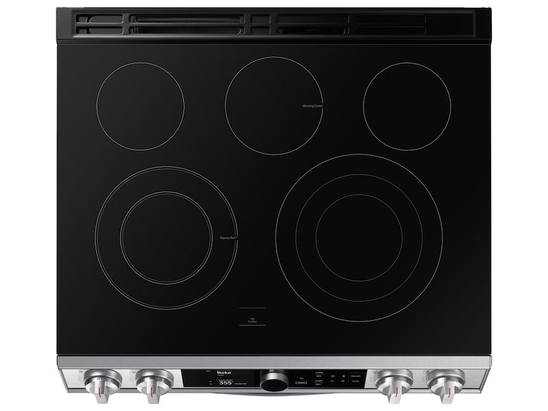 Samsung 6.3 cu ft. Smart Slide-in Electric Range with Smart Dial, Air Fry,