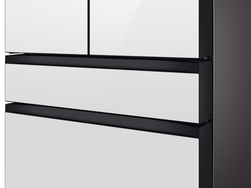 Samsung RF23BB860012AA Bespoke 4-Door French Door Refrigerator (23 cu. ft.) with Beverage Center™ in White Glass
