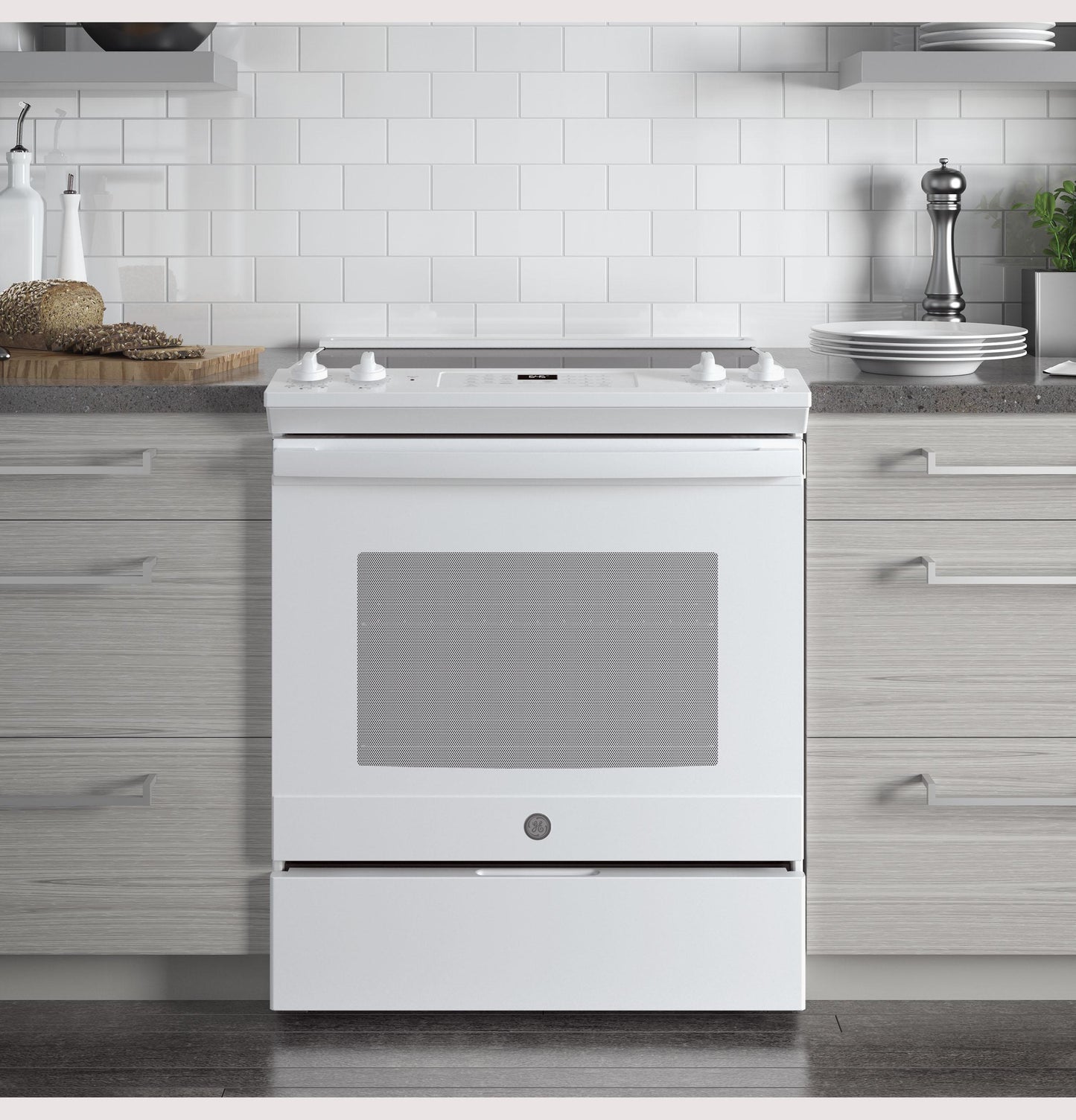 GE® 30" Slide-In Electric Range