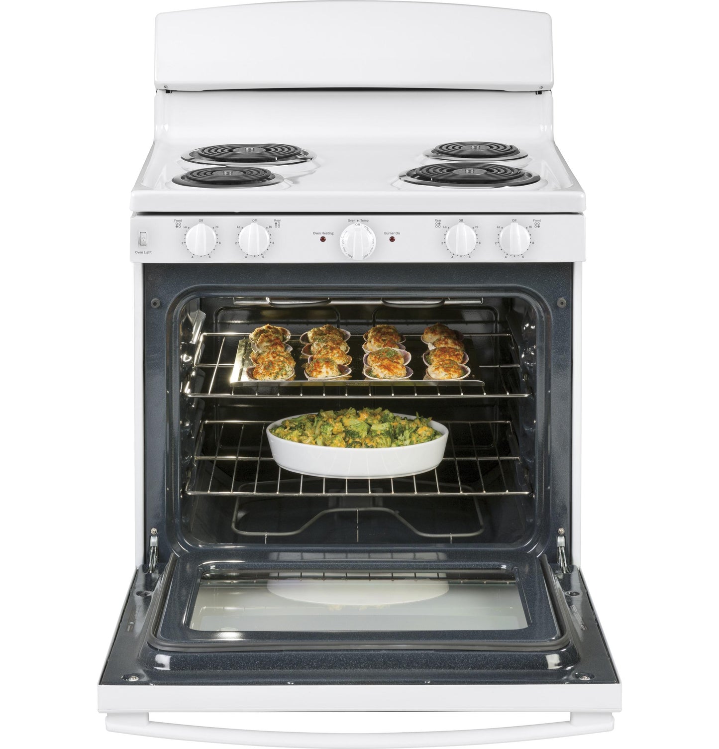 JBS460DMWW GE® ENERGY STAR® 30" Free-Standing Electric Range