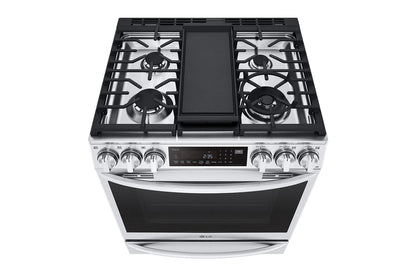 Lg LSGL6337F 6.3 cu. ft. Smart Gas Slide-in Range with InstaView® ProBake Convection®, Air Fry, and Air Sous Vide