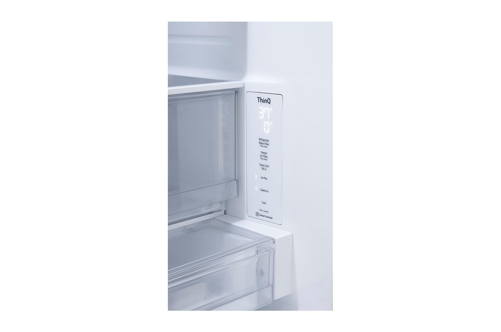 Lg LRFGC2706D 27 cu. ft. Smart InstaView® Counter-Depth French Door Refrigerator